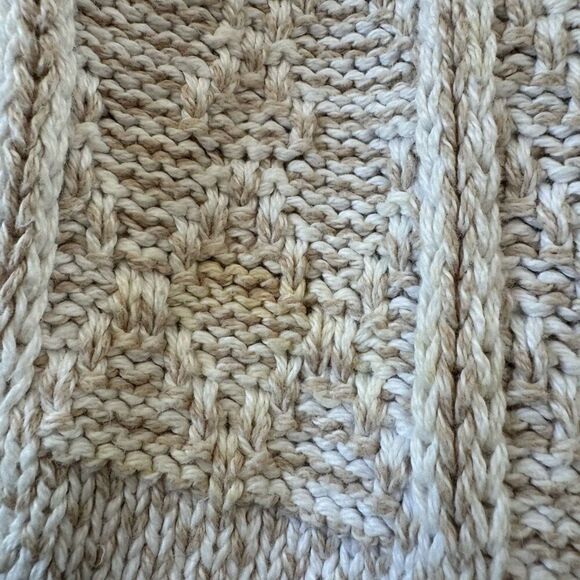 Winona Knits Cardigan Sweater Vintage Size Large 100% Cotton Knit - Picture 7 of 16